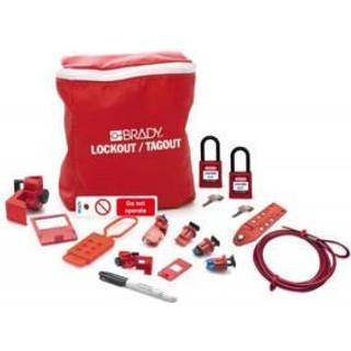 Brady Electrician lockout kit+padlocks+tag en