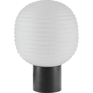 Riflet bordlampe - Opal/Sort - Cozy Living