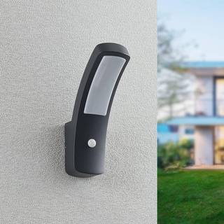 Lindby Moshe udendørs LED-væglampe med sensor