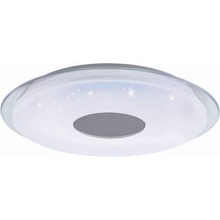 EGLO connect.z LANCIANO-Z plafond, Ø45 cm, hvid med krystaleffekt