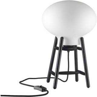 FDB Møbler U4 Hiti bordlampe Opal-oak black painted