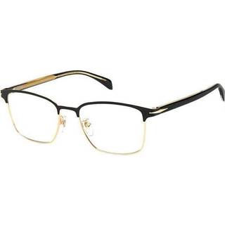 DAVID BECKHAM Mand DB 1059/F I46 Optiske stel Metal Sort Firkantet