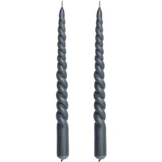 Lene Bjerre Twisted snoet lys tofarvet 25 cm 2-pak Dark grey