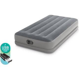 Intex Dura-Beam oppustelig luftmadras med USB-pumpe - 191 x 99 cm