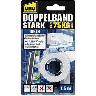 Doppelband 19mm 1,5m - Weiß