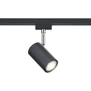 Skinnespot DUOline 782401, Ø 6 cm, sort, 2-faset, GU10