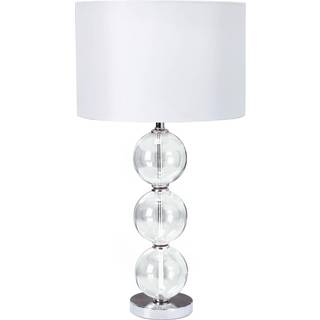 Bliss stof-bordlampe, hvid skærm