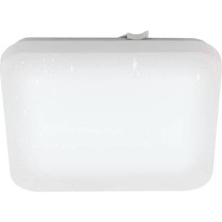 EGLO Frania-S væg/loftlampe 330x330 mm 4000K, hvid/krystalleffekt