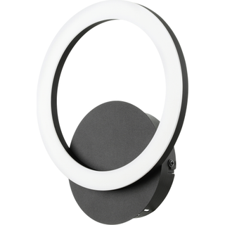 EGLO connect.z PARRAPOS-Z LED væglampe, Ø20 cm, dæmpbar, sort