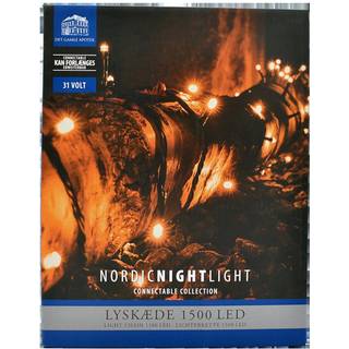 DGA Lyskæde 1500led, 31v, Ip44 - Mørk Grøn 7995cm- 18271273 ✓ På lager - klar til levering og afhentning