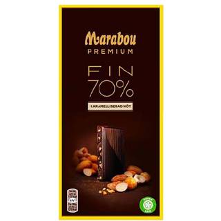 Marabou Premium Mørk Chokolade 70% 100 g