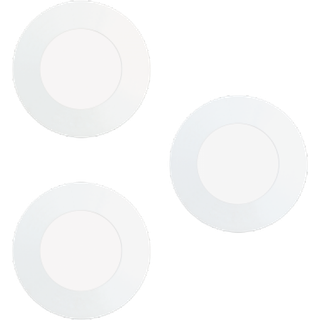 Outlet: EGLO Fueva Indbygningsspots 3x2,7W Ø85 mm I Hvid