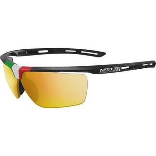 Salice 019 ITA NERO/RW GIALLO 73 Solbriller Mænd Black - Black - 73mm