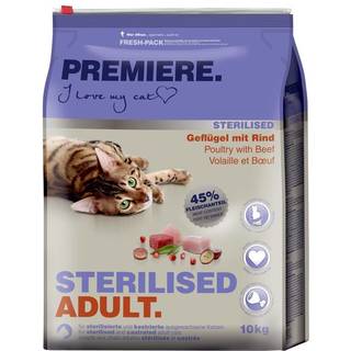 PREMIERE Adult Sterilised fjerkræ & okse 10 kg