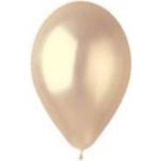 Hvid perlemor ballon, metallic