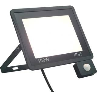 LED-projektør med sensor 100 W kold hvid