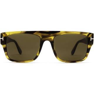Tom Ford FT0907 DUNNING-02 48J 55 Solbriller Mænd Brun - Pattern Dark Brown - 55mm