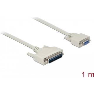 Delock Seriel D-Sub 25pin han til 9pin hun kabel - 1 m