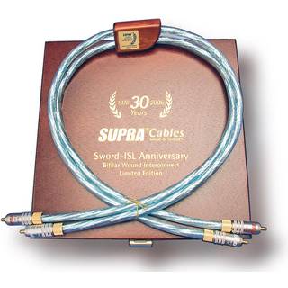 SUPRA Sword ISL RCA stereo audio kabelsæt | 2 meter | BUY & TRY | PRIS-MATCH