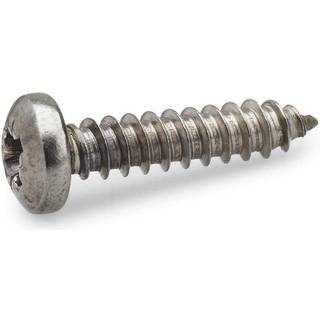 FAST pladeskrue med rundt hoved, rustfri A4, 4,2 x 38 mm - 200 stk.