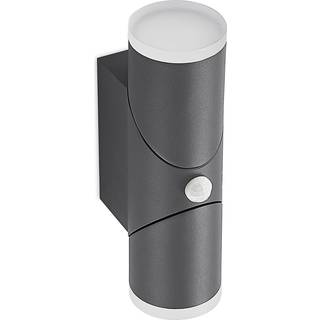 Lindby Aspyn udendørs LED-væglampe, 2 lk, sensor