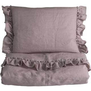 NG Baby Sæt med babyseng/sengentøj med flæse Sage Green One Size      Unisex