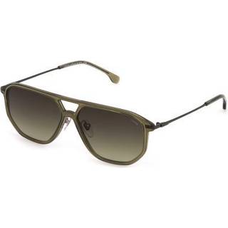 Lozza SL4280 096R 58 Solbriller Mænd Grøn - Transparent Green - 58mm