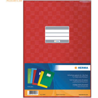 HERMA Assortment 10 exercise book covers A4 opaque