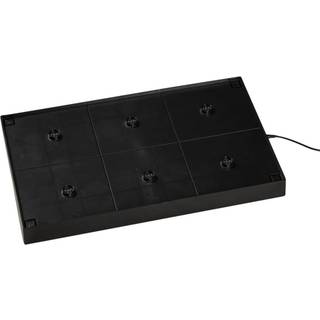 Opladningsplade USB, højde 4 cm - Sort