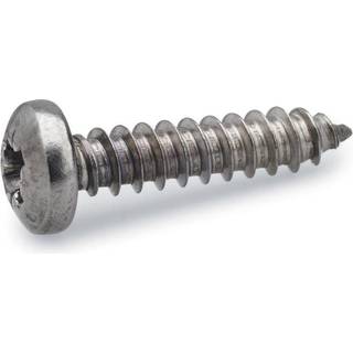 FAST pladeskrue med rundt hoved, rustfri A4, 4,8 x 50 mm - 100 stk.