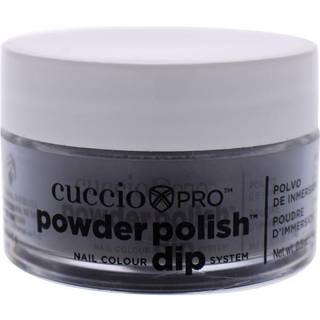 Pro pulver polsk neglefarvedipsystem - sort med r?d glitter af cuccio farve til kvinder - 0,5 oz neglepulver