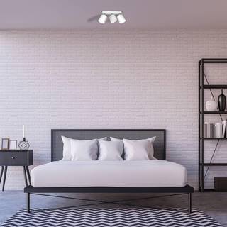 Loftspot Cloudy med 3 lyskilder, hvid