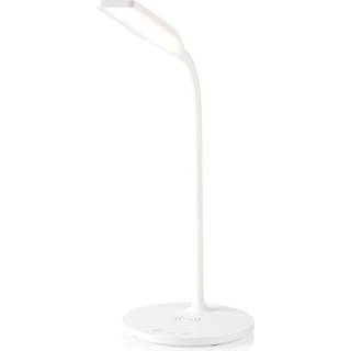 Nedis LED-lampe med trådløs oplader - 10W - Hvid