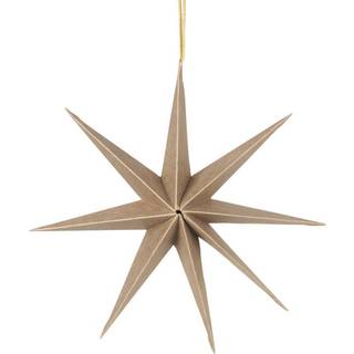 Broste Copenhagen Star papirstjerne Ø50 cm Natural brown