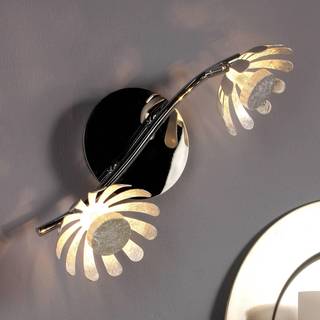 Bloom LED-væglampe, 2 lyskilder, sølv