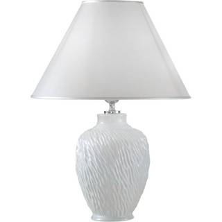 Chiara bordlampe i keramik, i hvid, Ø 30 cm