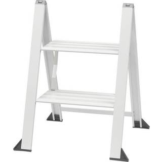 W.steps Vikingstep Colour Arbejdsskammel 2 trin Hvid