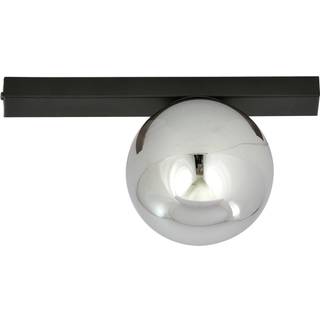 Loftlampe Fit, sort/grafit, 1 lyskilde