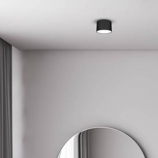 Loftlampe Cloudy 1 lyskilde sort