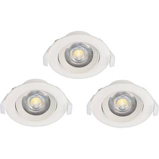 Eglo Sartiano 3-kit indbygningsspot i hvid - 32896