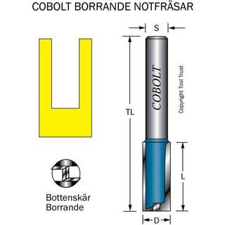 Cobolt 203-008 Notfræser med bundindsatser