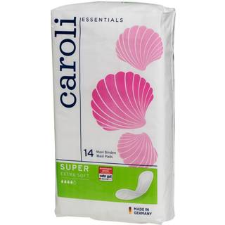 Caroli hygiejnebind Super uden vinger - 14 stk.