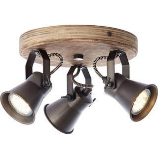 Seed loftspot, 3 lyskilder, sort