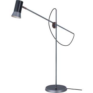 Konsthantverk Kusk gulvlampe råjern/sort læder