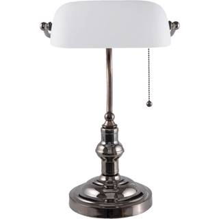Skrivebordslampe 5100W med hvid glasskærm