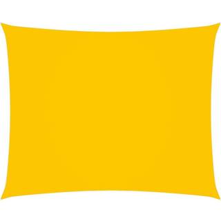 solsejl 2,5x3 m rektangulær oxfordstof gul