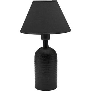 PR Home Riley bordlampe, stofskærm, beige/hvid