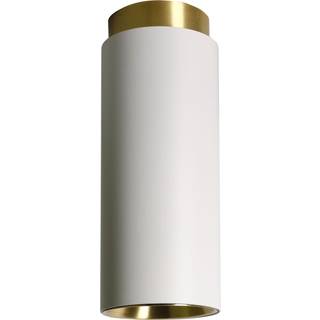 Tobo c65 loftlampe i stål med mat hvid finish gu10