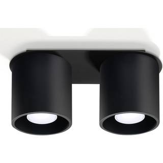 Loftslampe ORBIS 2 sort