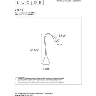 Lucide Zozy Skrivebordslampe Mat Sort